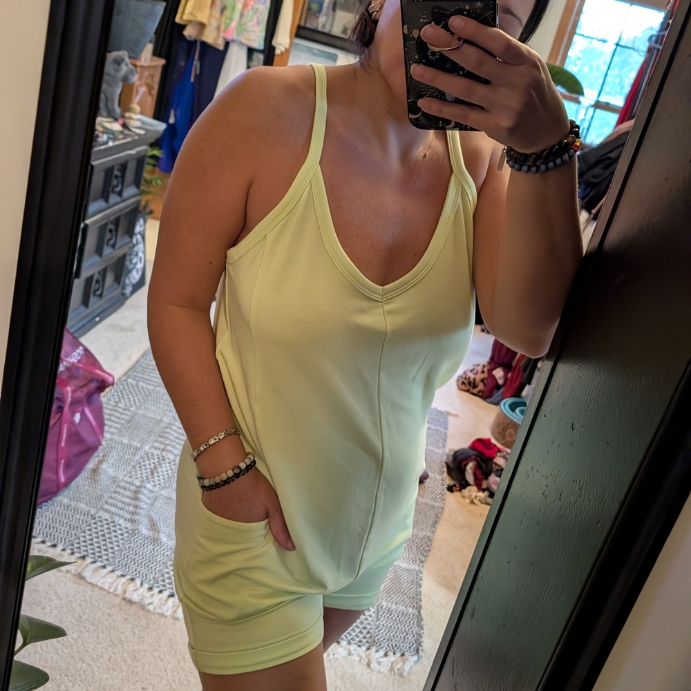 Sincerely Jules Mint Green Sleep Romper